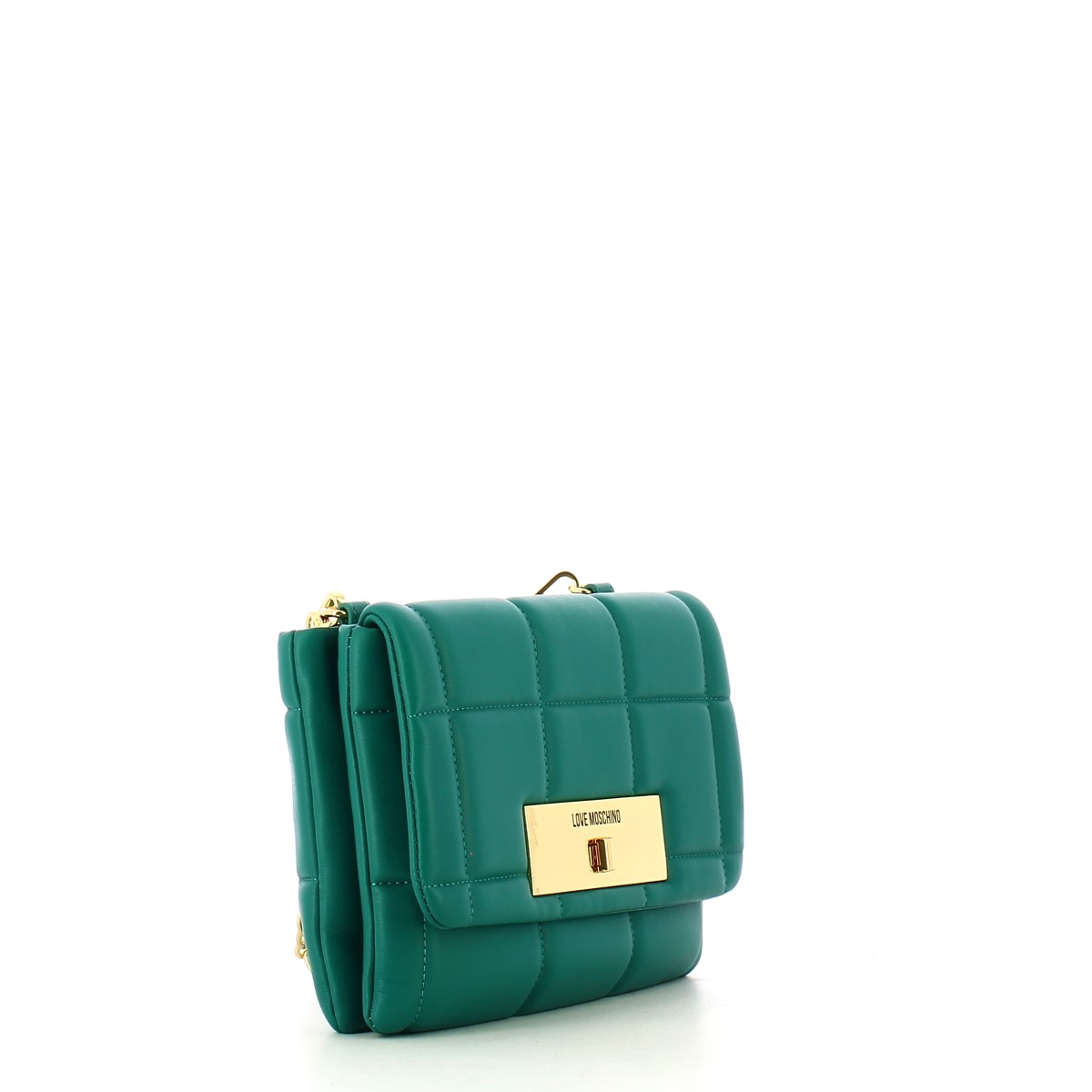 Love Moschino Borsa a tracolla Soft Padding Verde - 2