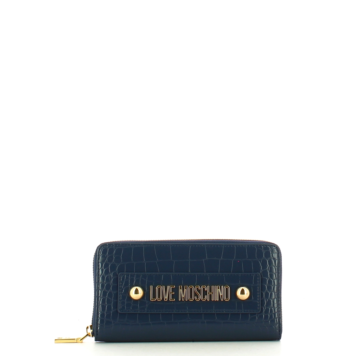 Love Moschino Portafoglio stampa cocco Zip Around Blu - 1