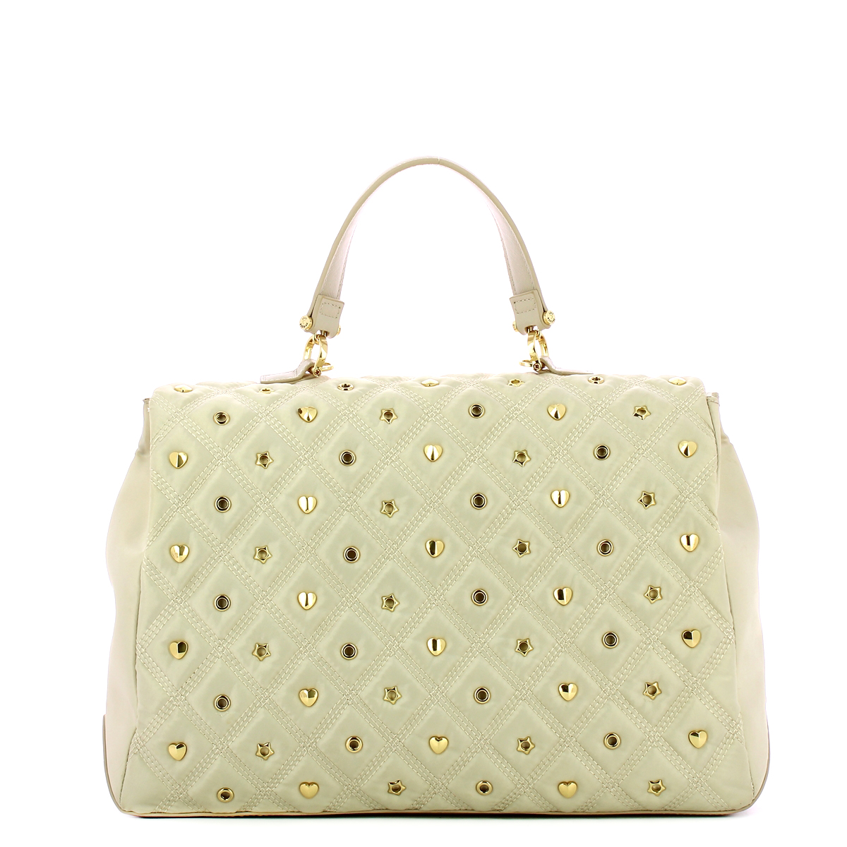 Love Moschino Borsa a mano in Nylon con borchie Lamb - 3