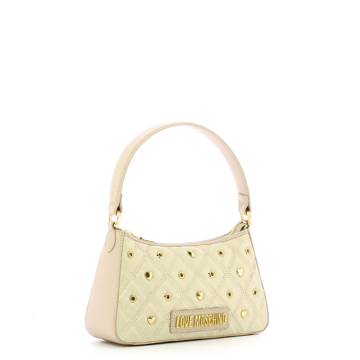 Love Moschino Borsa a mano in nylon con borchie Lamb - 2