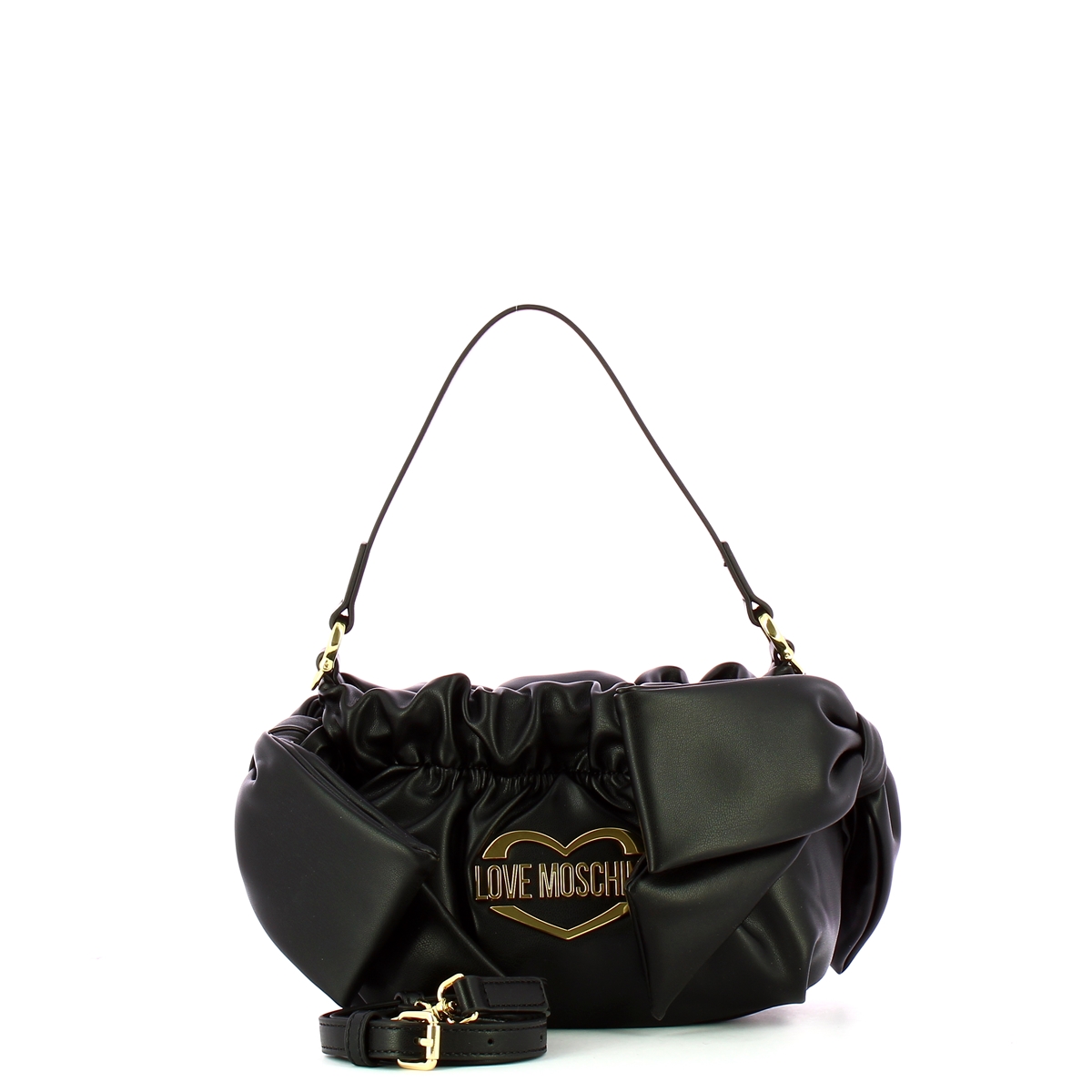 Love Moschino Borsa a mano Double Bow Nero - 4