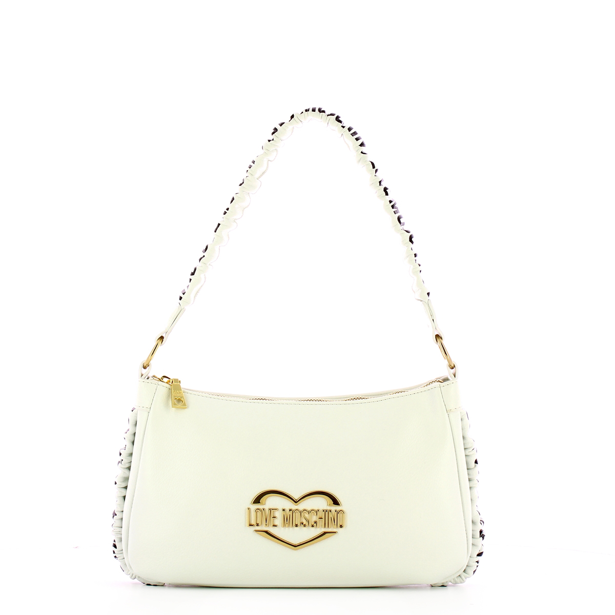 Love Moschino Borsa a spalla Logo Band Bianco - 1