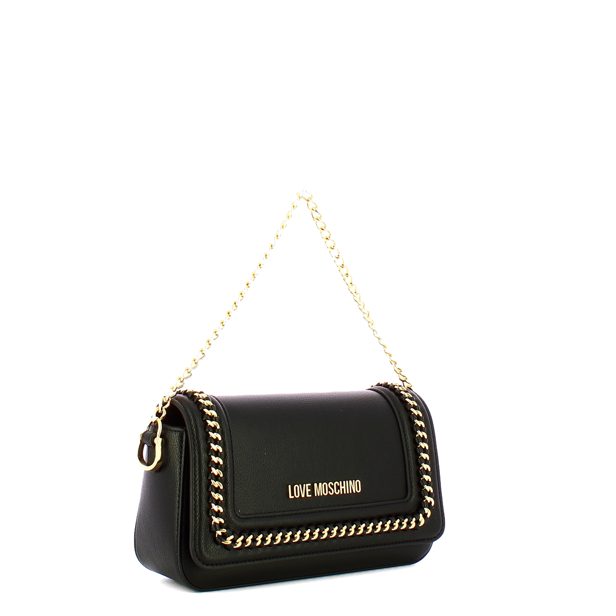 Love Moschino Borsa a mano Small con catena Nero - 2