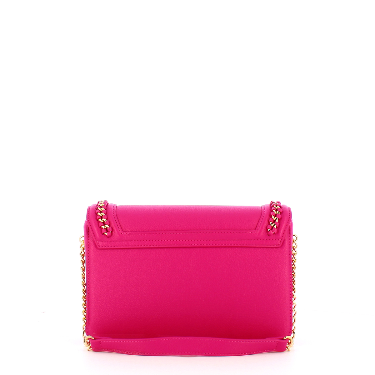 Love Moschino Borsa a spalla con catena Fuxia - 3