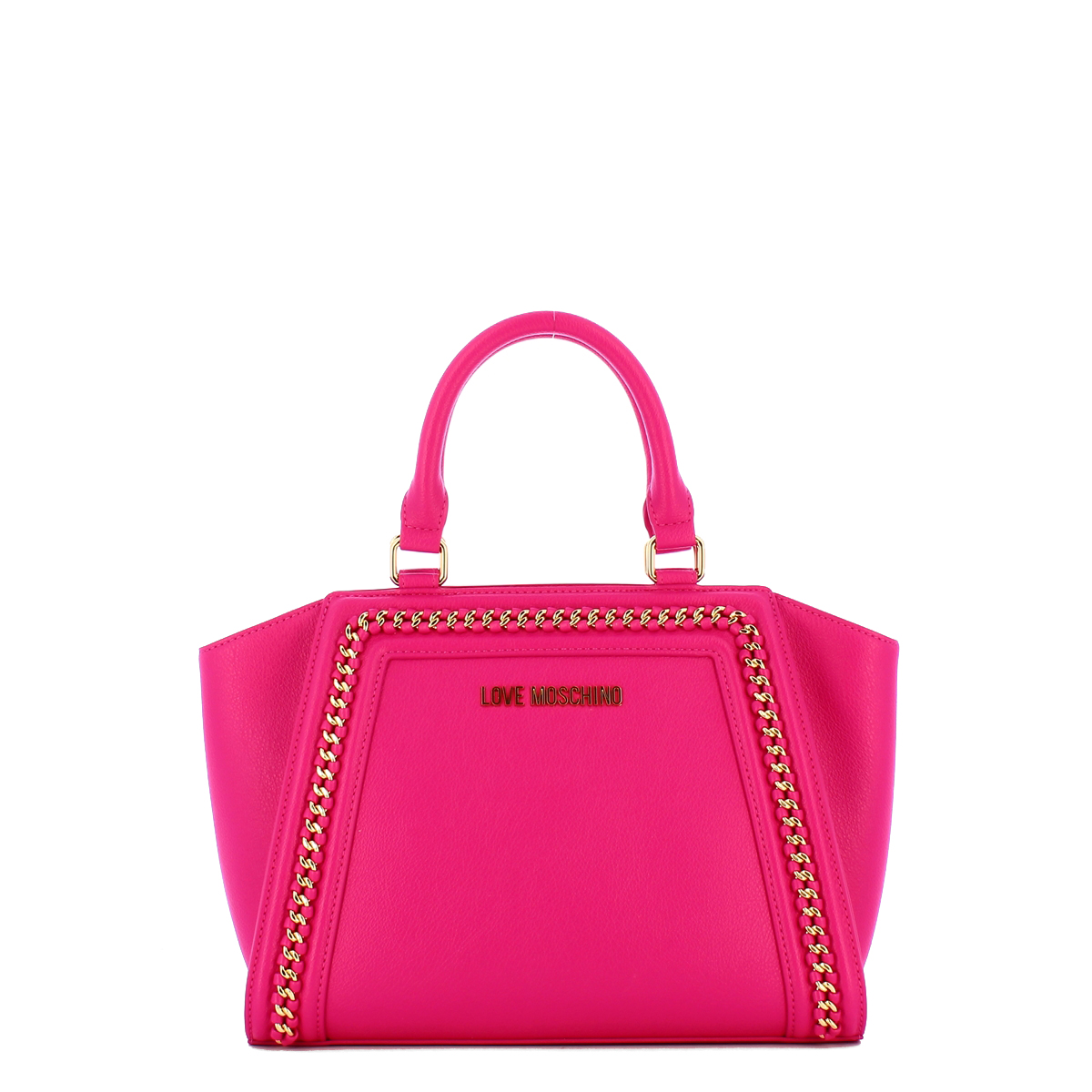 Love Moschino Borsa a mano con catena Fuxia - 1