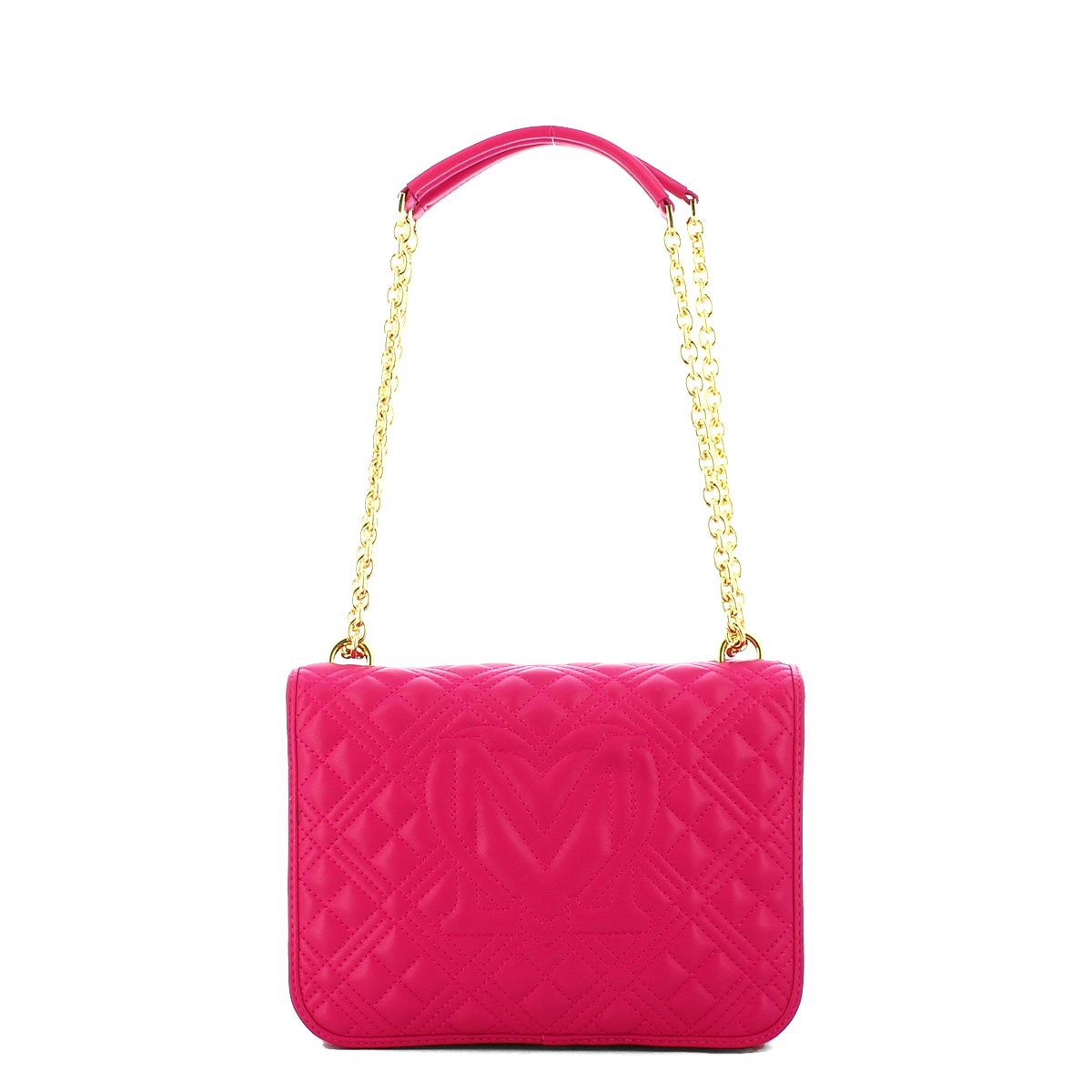 Love Moschino Borsa a spalla New Shiny Fuxia - 3