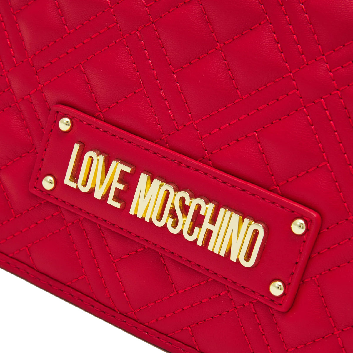 Love Moschino Borsa a spalla New Shiny Rosso - 3