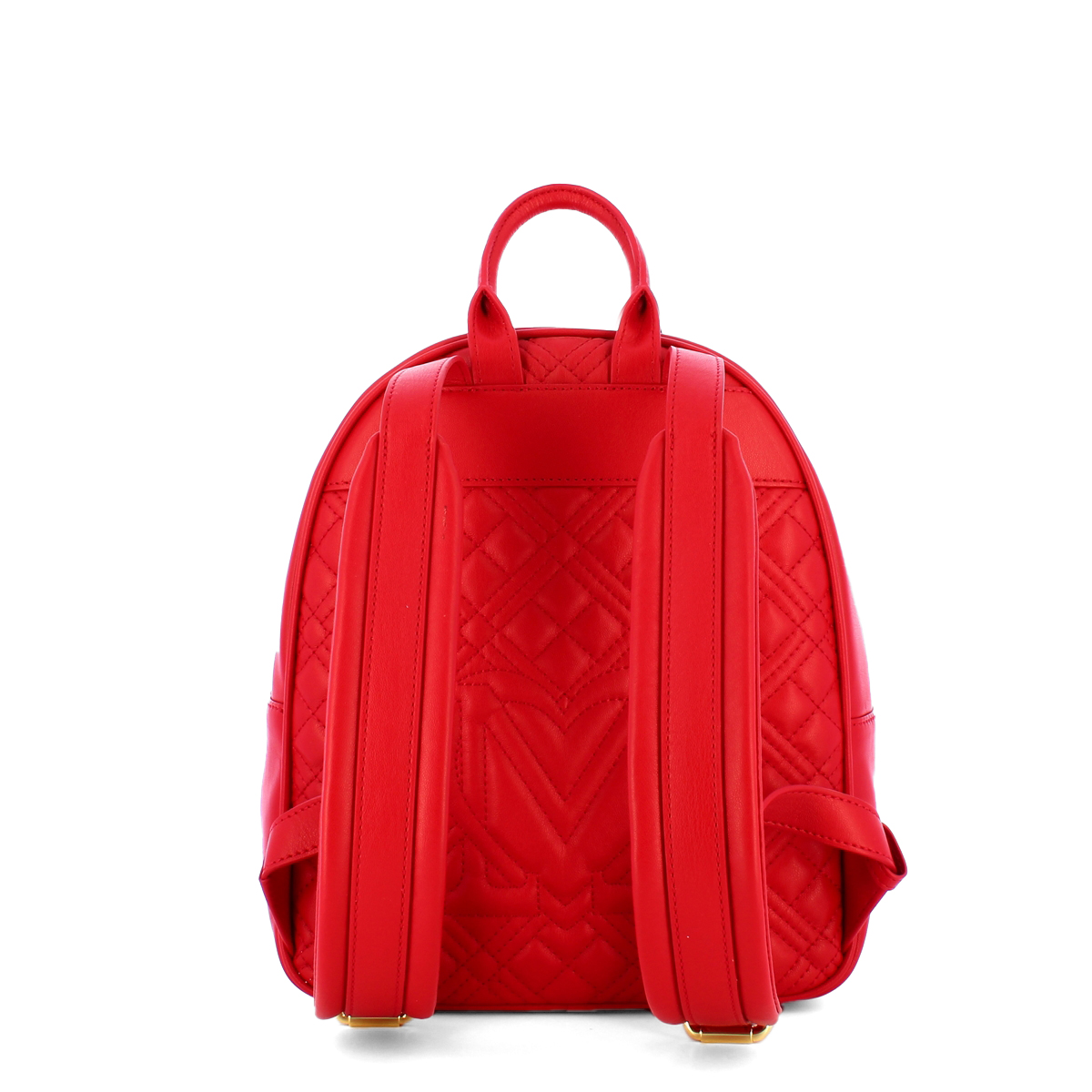 Love Moschino Zaino Shiny Quilted Rosso - 3