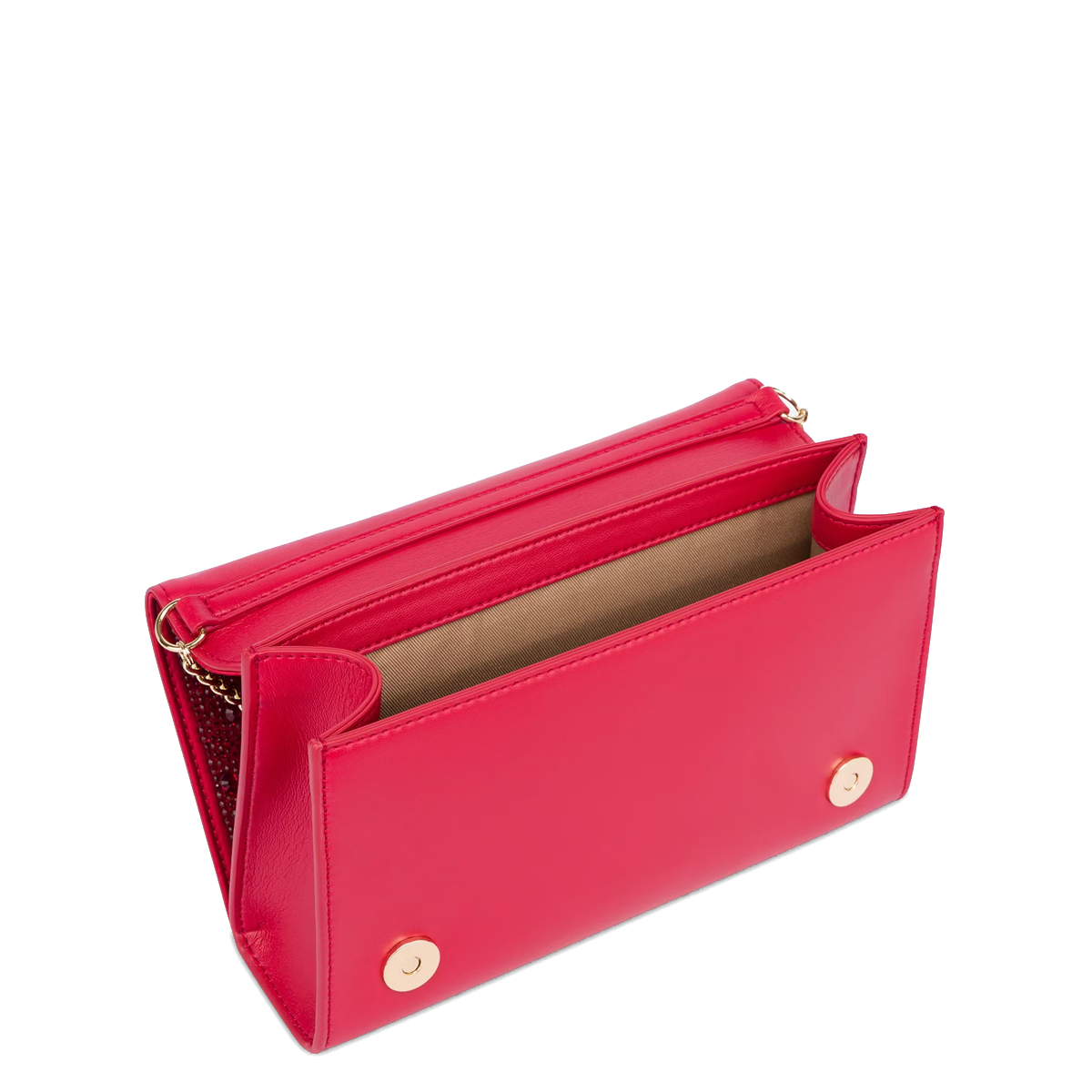 Love Moschino Pochette con strass Rosso - 4