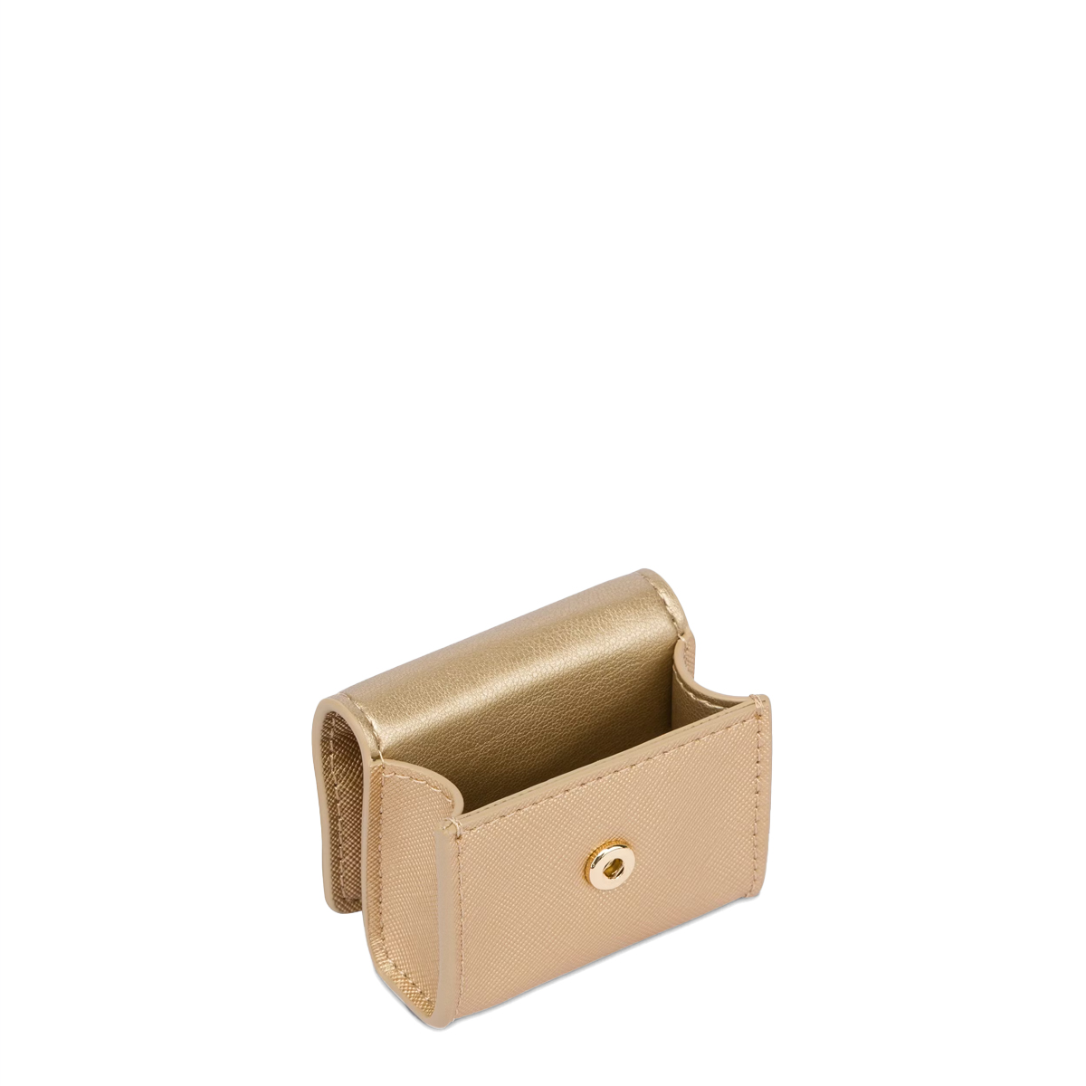 Love Moschino Mini Bustina Portachiavi Oro Laminato - 4