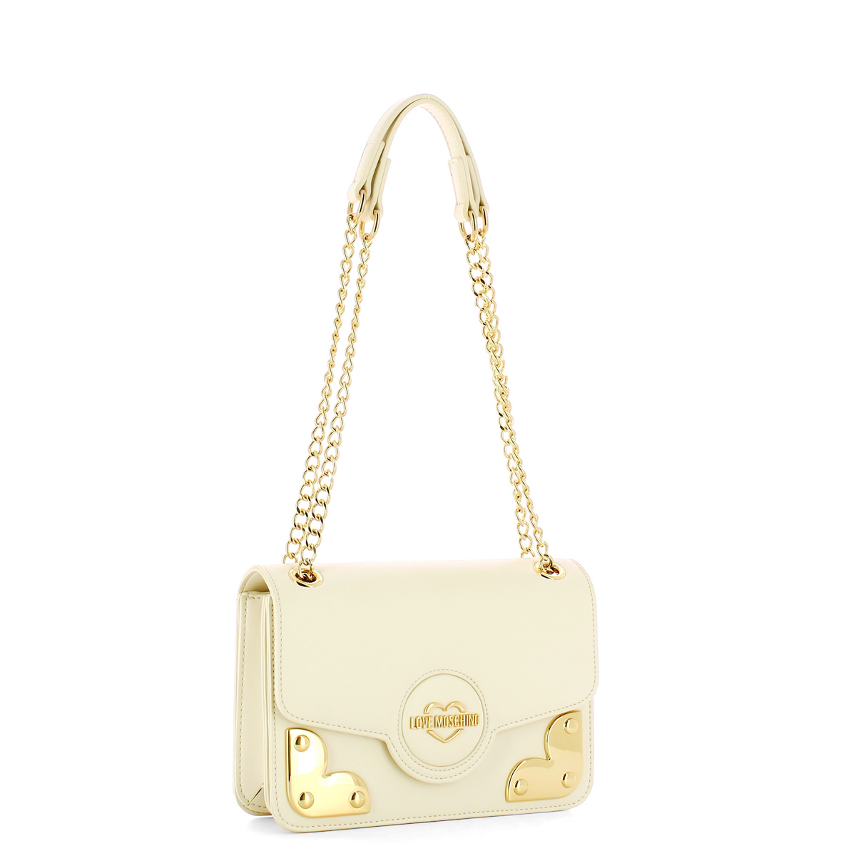 Love Moschino Borsa a spalla Gold Corner Burro - 2