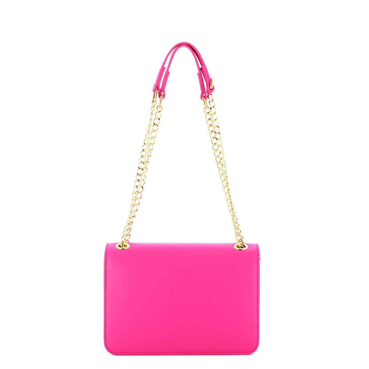 Love Moschino Borsa a spalla Gold Corner Fuxia - 3