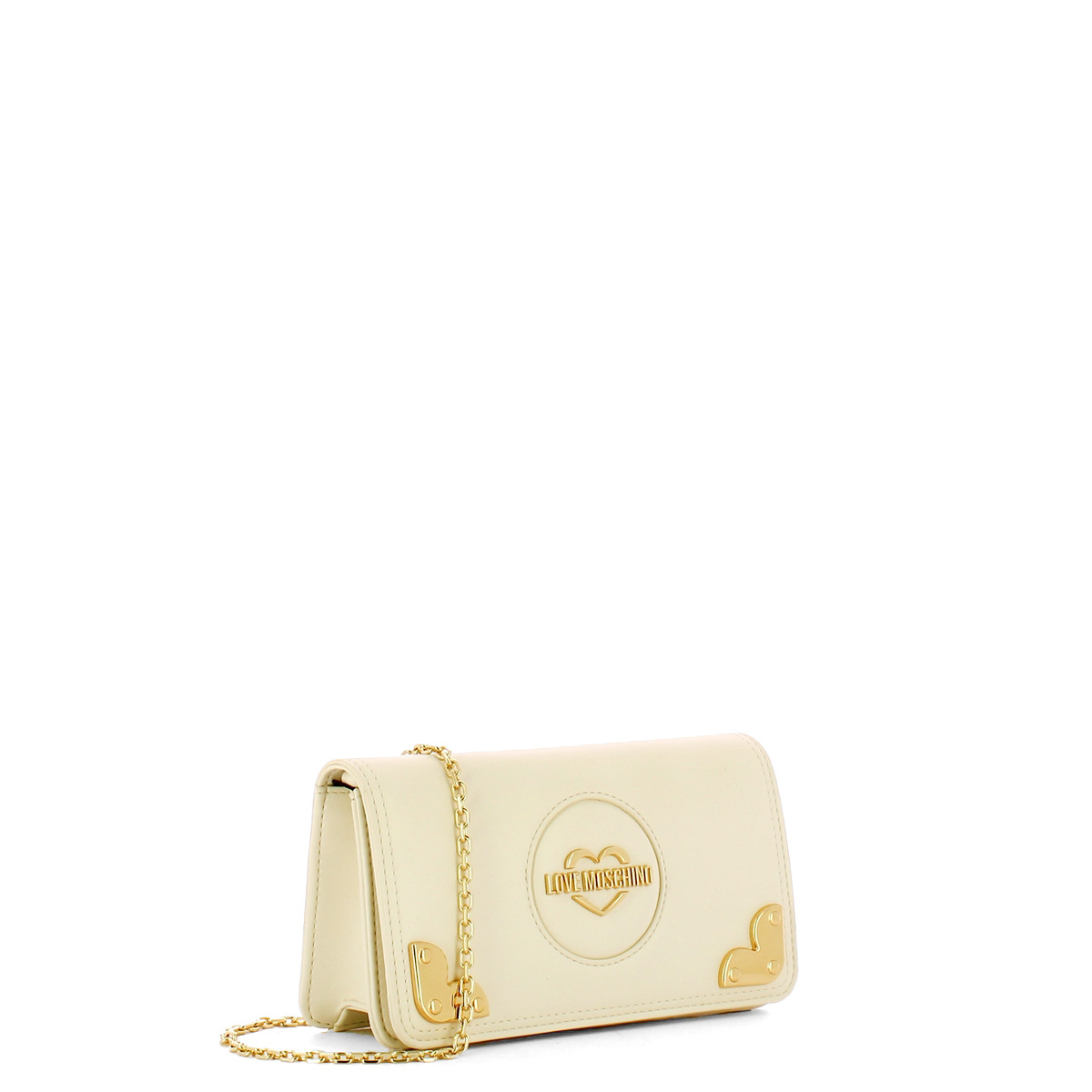 Love Moschino Clutch Gold Corner Burro - 2