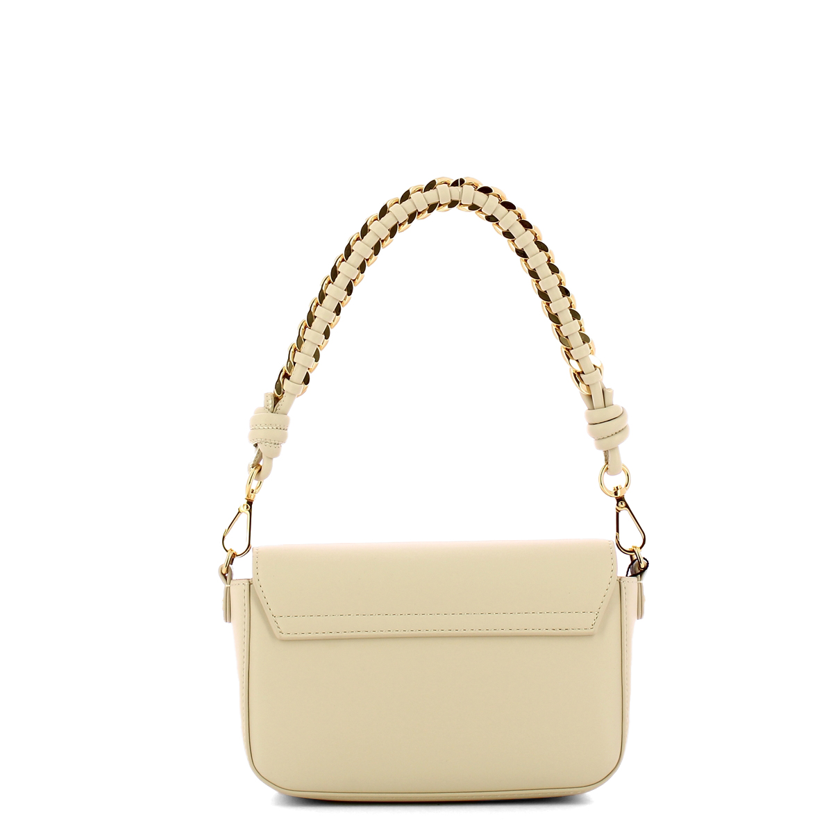 Love Moschino Mini Borsa a tracolla con logo Avorio - 3