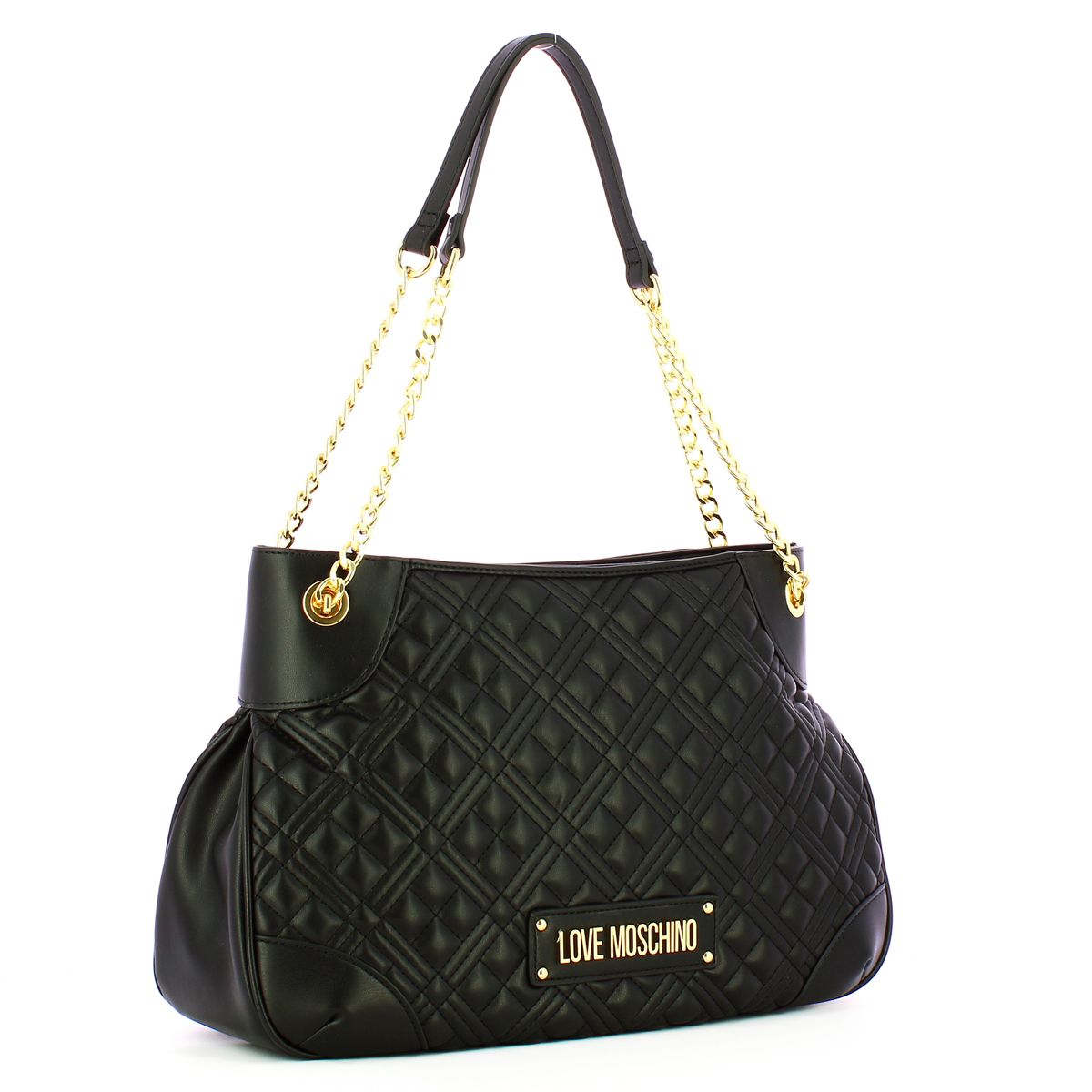 Love Moschino Shopper Shiny Quilted Nero - 2