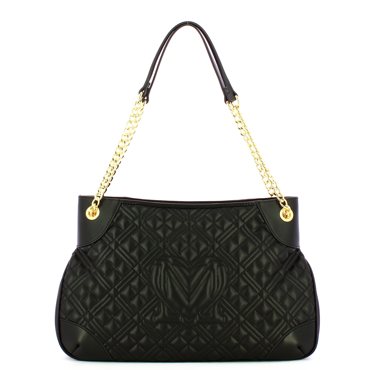 Love Moschino Shopper Shiny Quilted Nero - 3