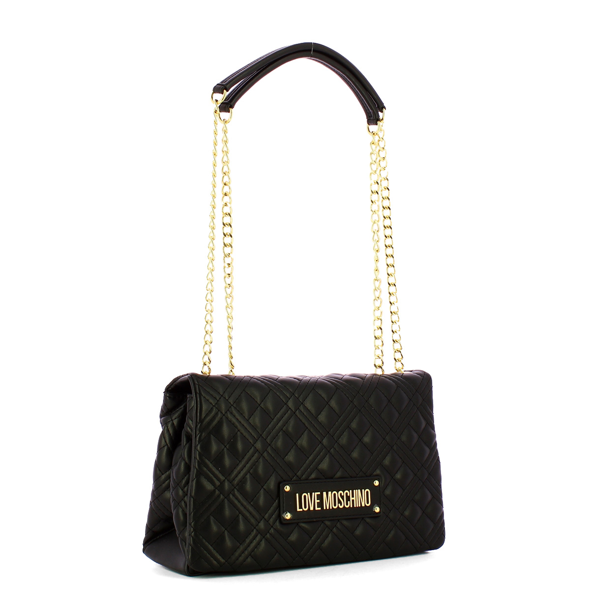 Love Moschino Borsa a spalla Shiny Quilted Nero - 2