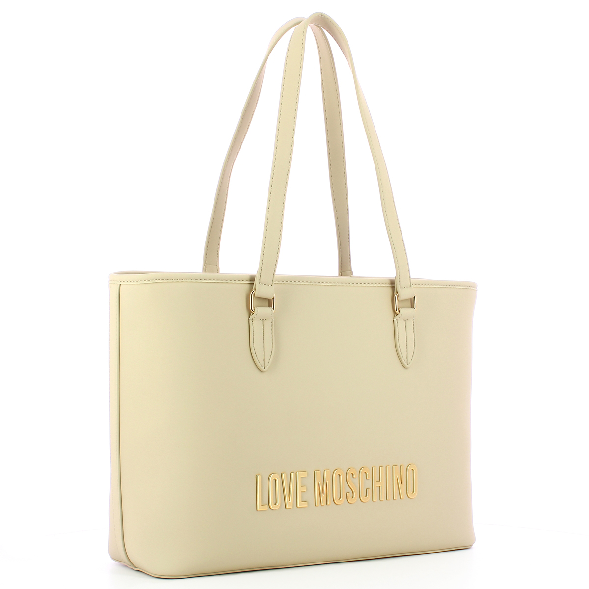 Love Moschino Shopper Eco-Friendly con logo Avorio - 2