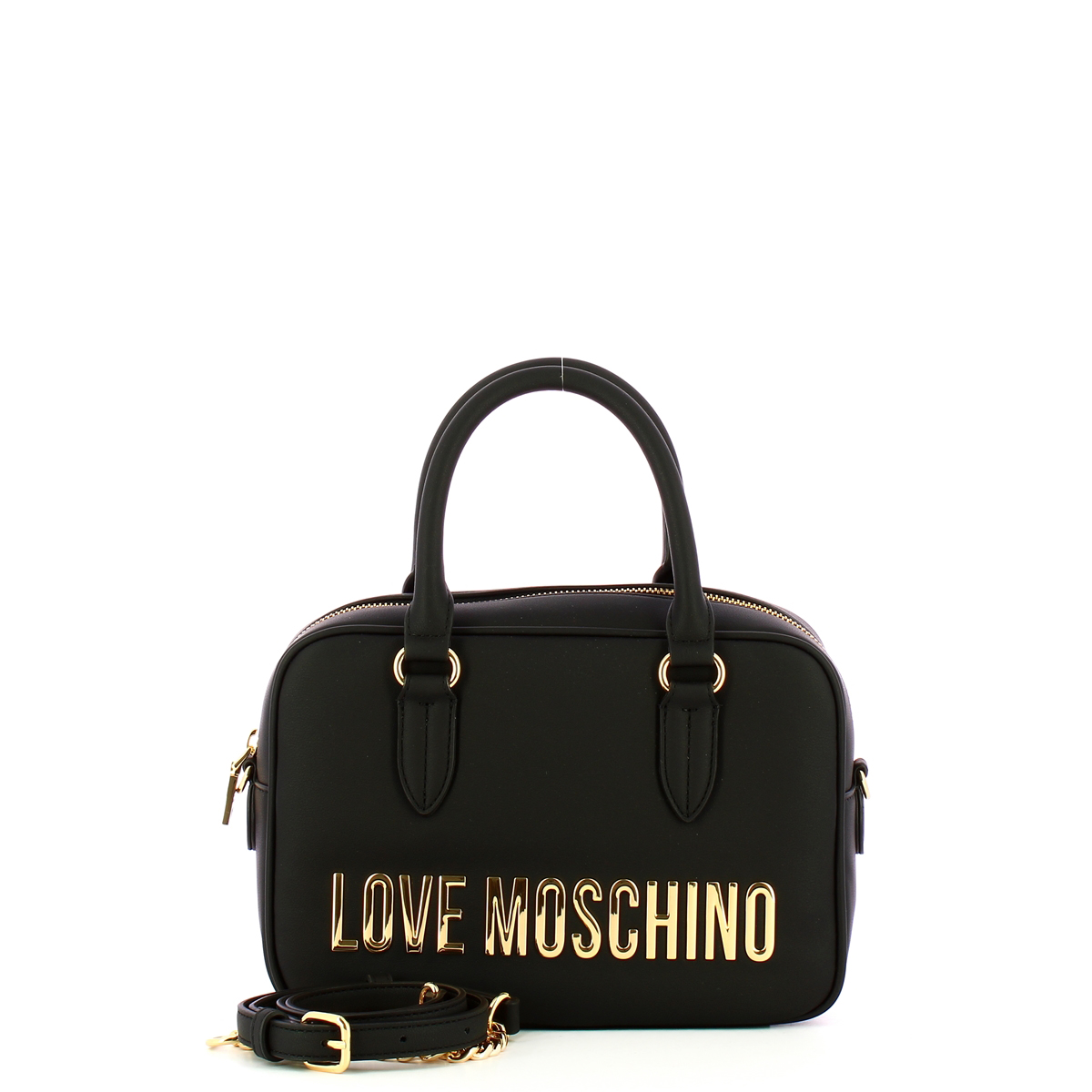 Love Moschino Bauletto Eco-Friendly con logo Nero - 4