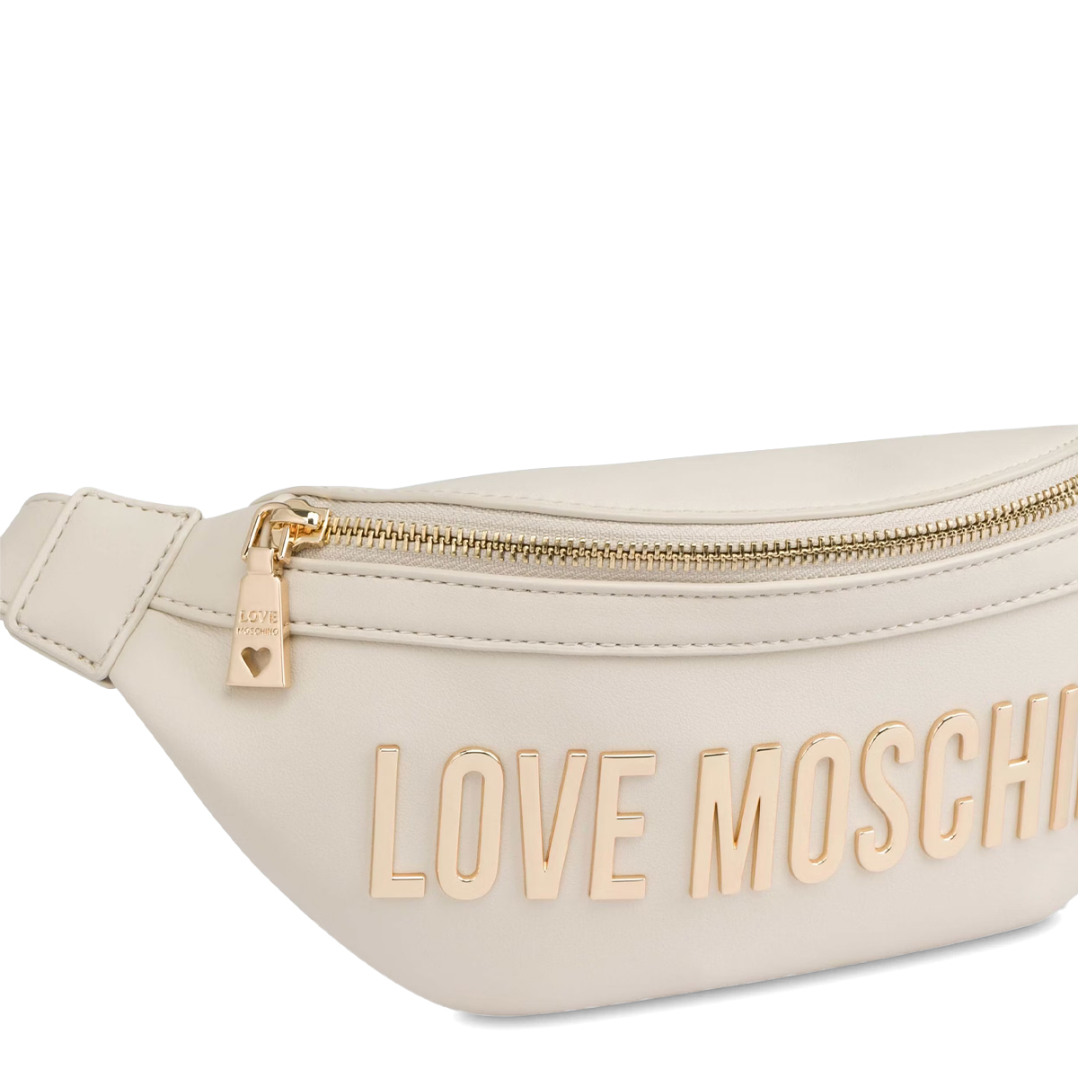 Love Moschino Marsupio Eco-Friendly con logo Avorio - 3