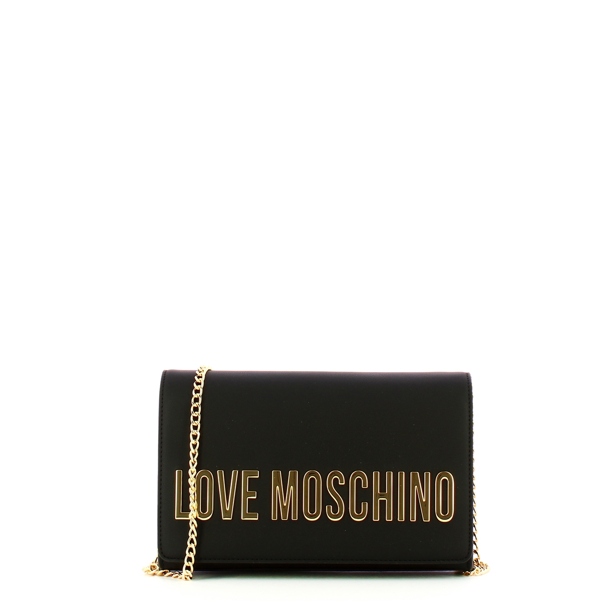 Love Moschino Clutch Eco-Friendly con logo Nero - 1