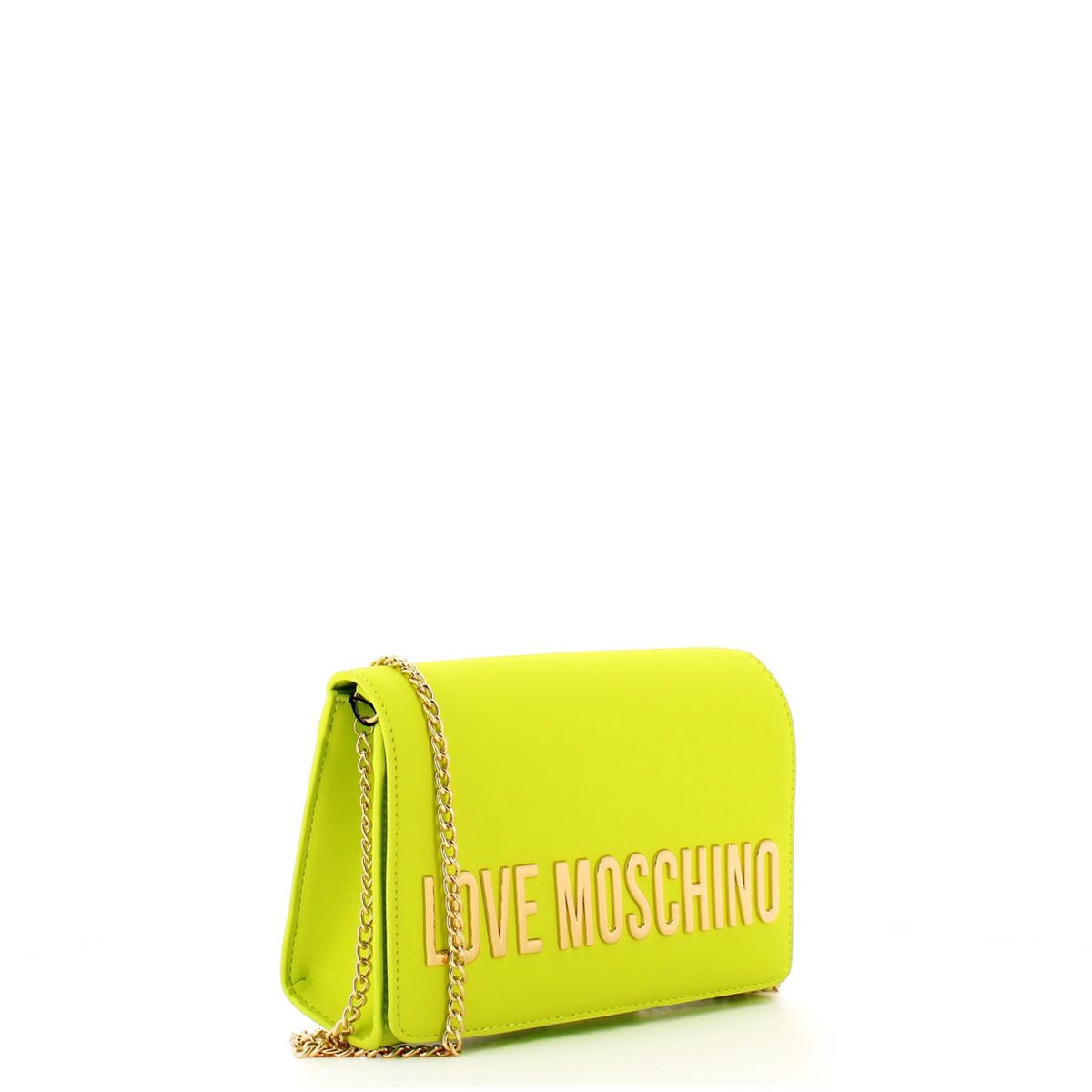 Love Moschino Clutch Eco-Friendly con logo Lime - 2