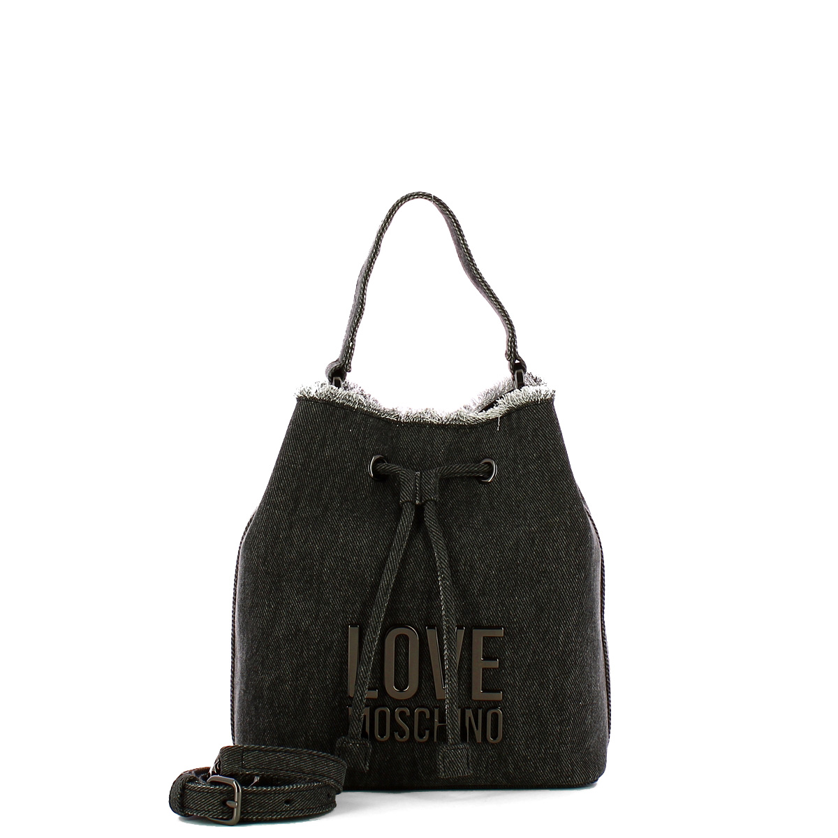 Love Moschino Secchiello Denim Nero - 4