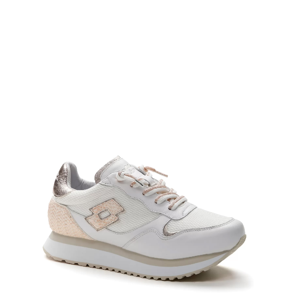 Lotto Sneakers Wedge II Fih W White Golden Almond - 2