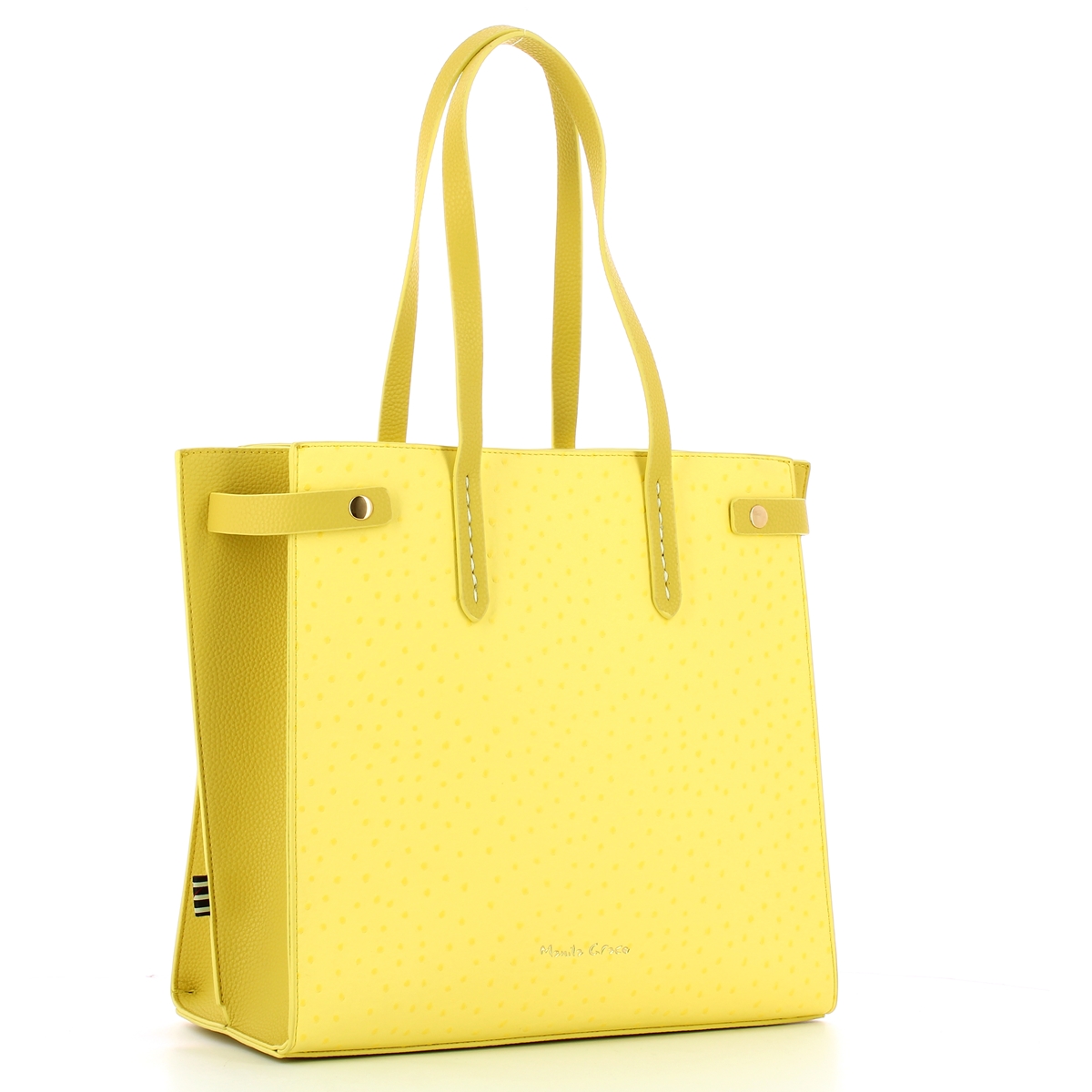 Manila Grace Borsa a spalla Feliss Medium Giallo - 2