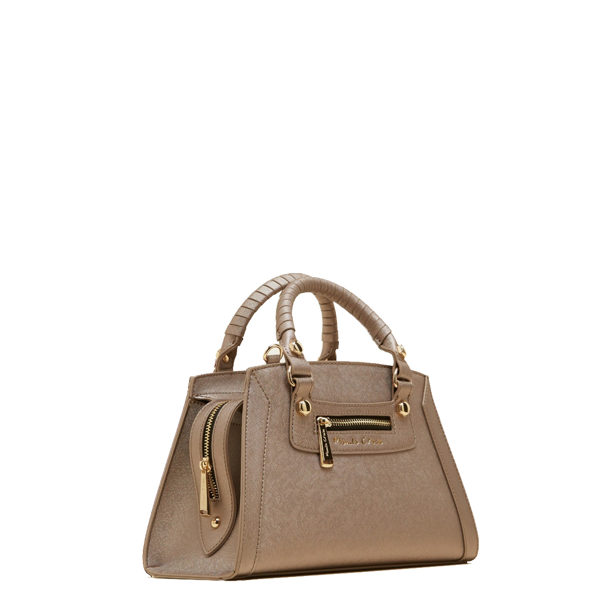 Manila Grace Borsa a mano Mirama Small Bronzo - 2