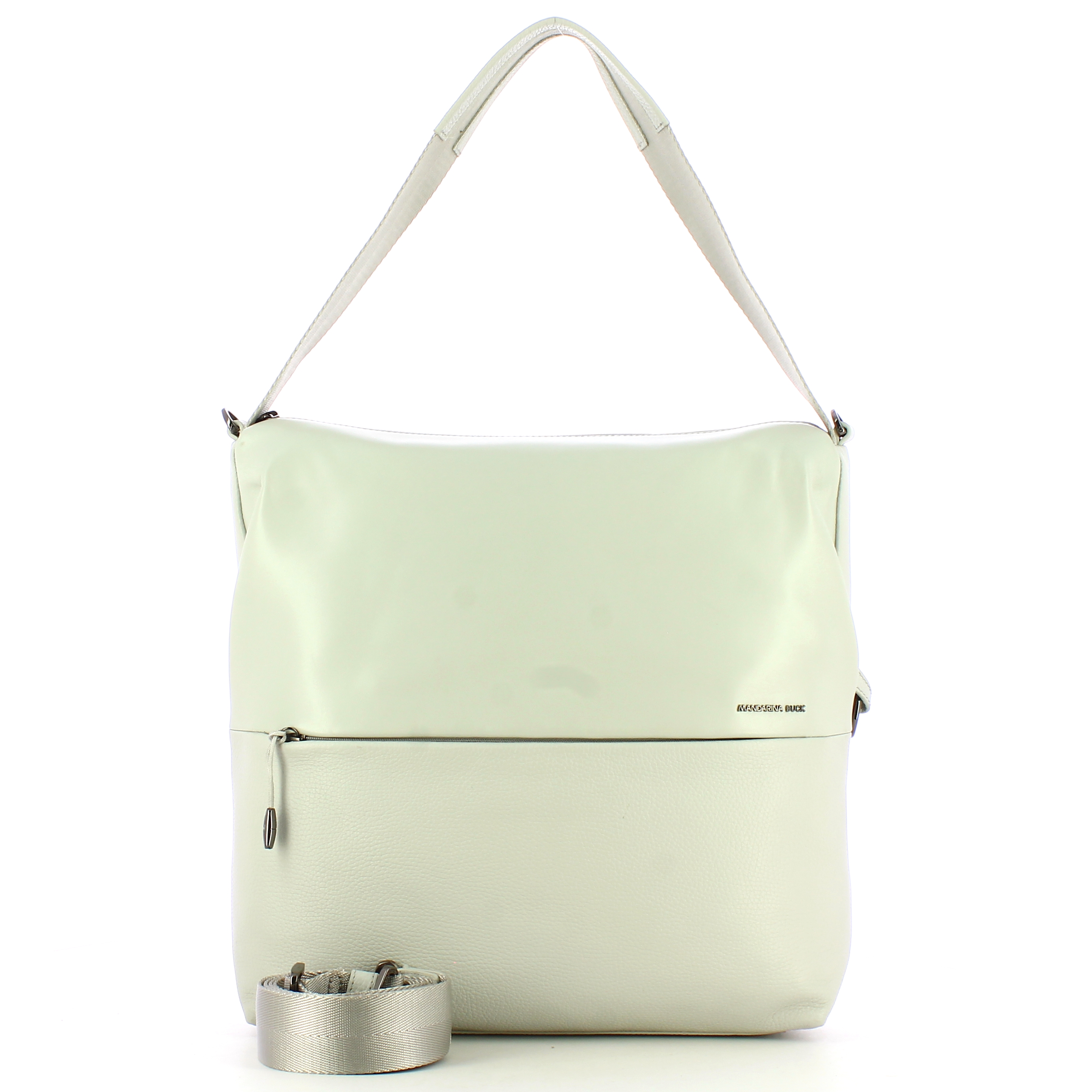 Mandarina Duck Borsa a spalla in pelle Athena Pearl - 4