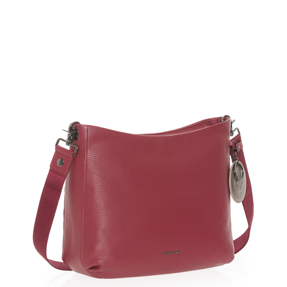 Mandarina Duck Hobo Bag in pelle Mellow Rumba Red - 2