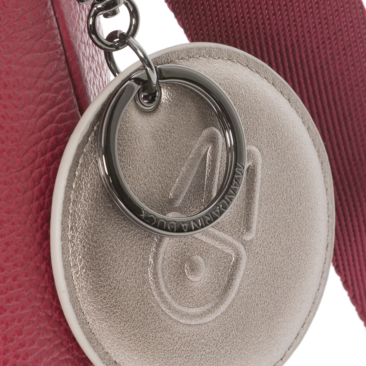 Mandarina Duck Hobo Bag in pelle Mellow Rumba Red - 4