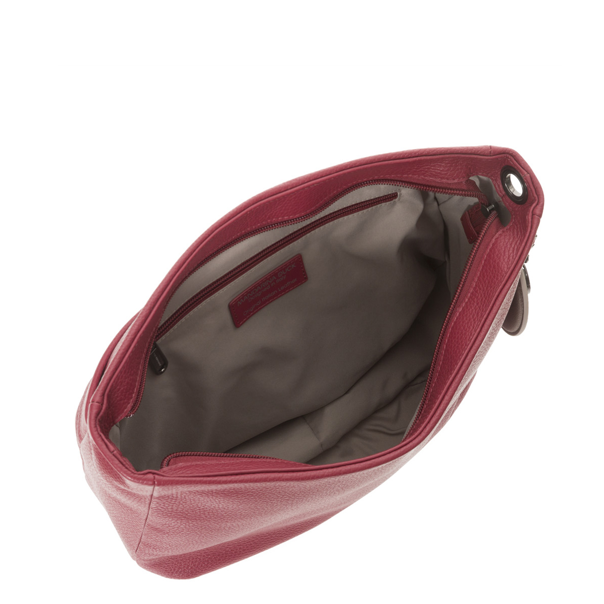 Mandarina Duck Hobo Bag in pelle Mellow Rumba Red - 5