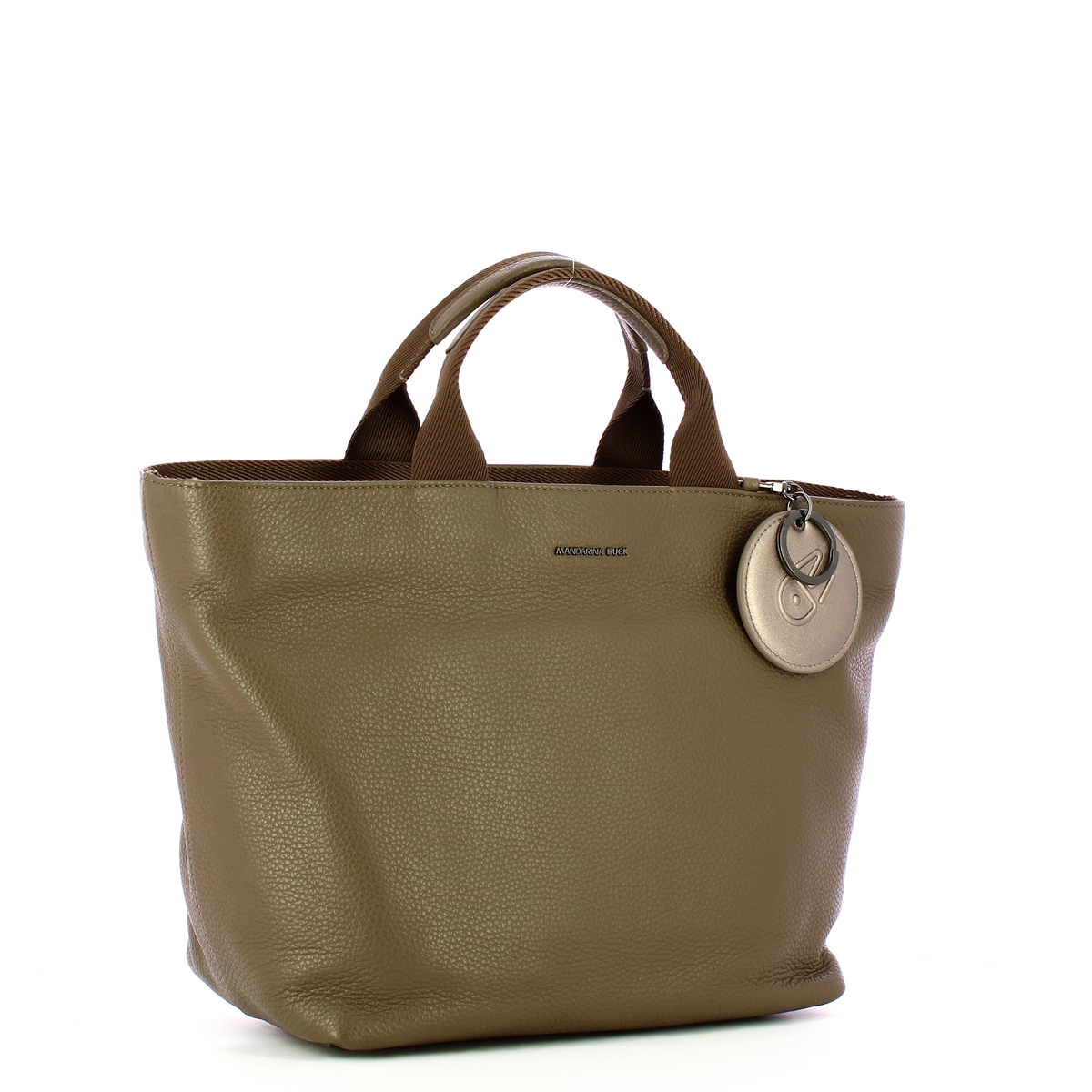 Mandarina Duck Borsa a mano Mellow in pelle Clay - 2