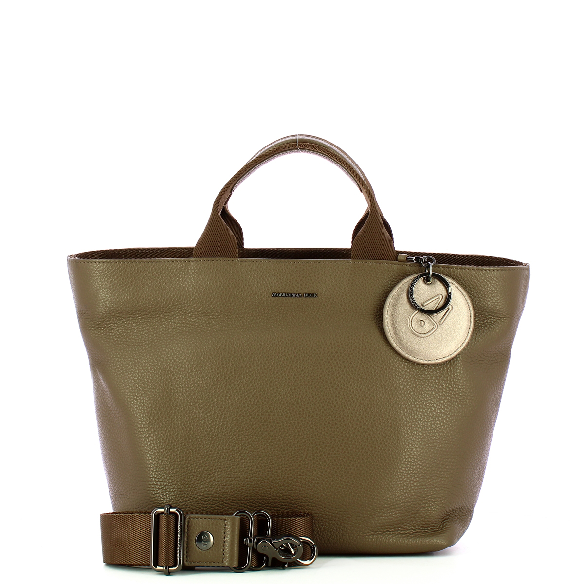 Mandarina Duck Borsa a mano Mellow in pelle Clay - 4