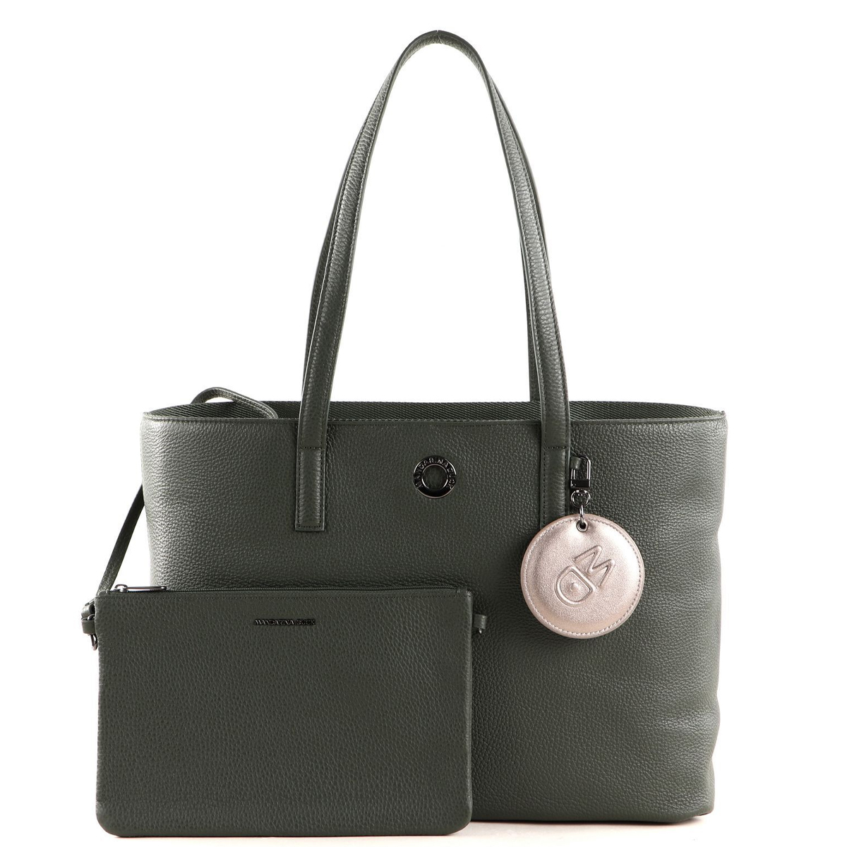 Mandarina Duck Borsa a spalla in pelle Mellow Loden - 3