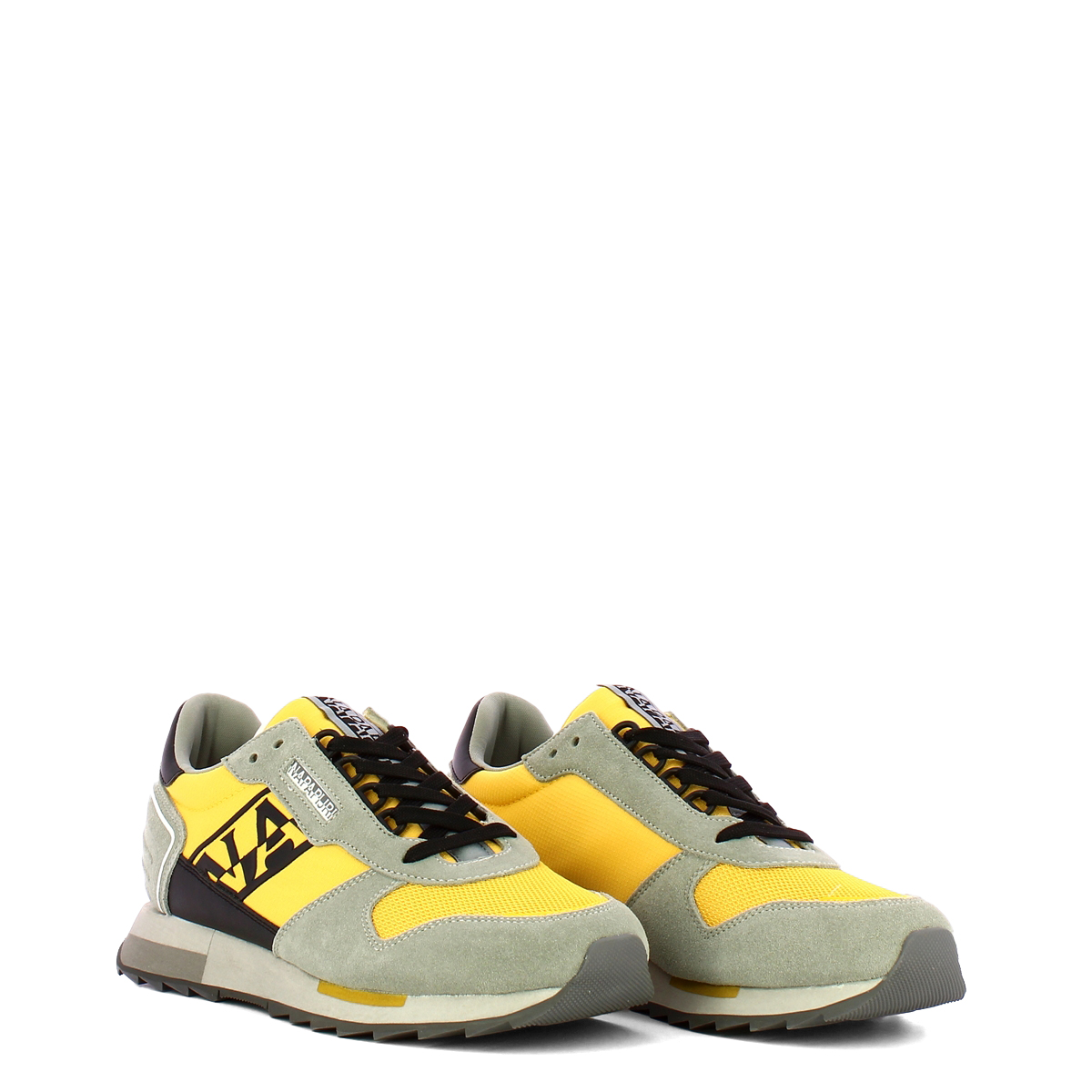 Napapijri Sneakers Virtus in Nylon Yellow Grey - 2