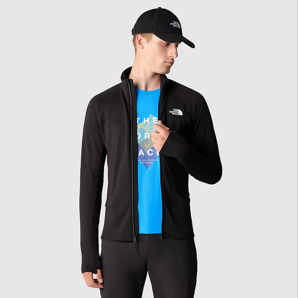 The North Face Giacca con cappuccio Bolt Polartec® TNF Black - 6