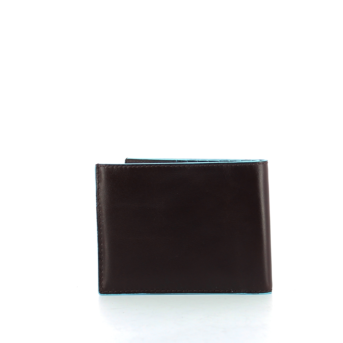 Men wallet with twelve slots Blue Square-MOGANO-UN