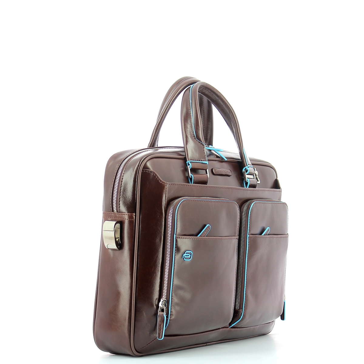 Slim Briefcase Blue Square 14.0-MOGANO-UN