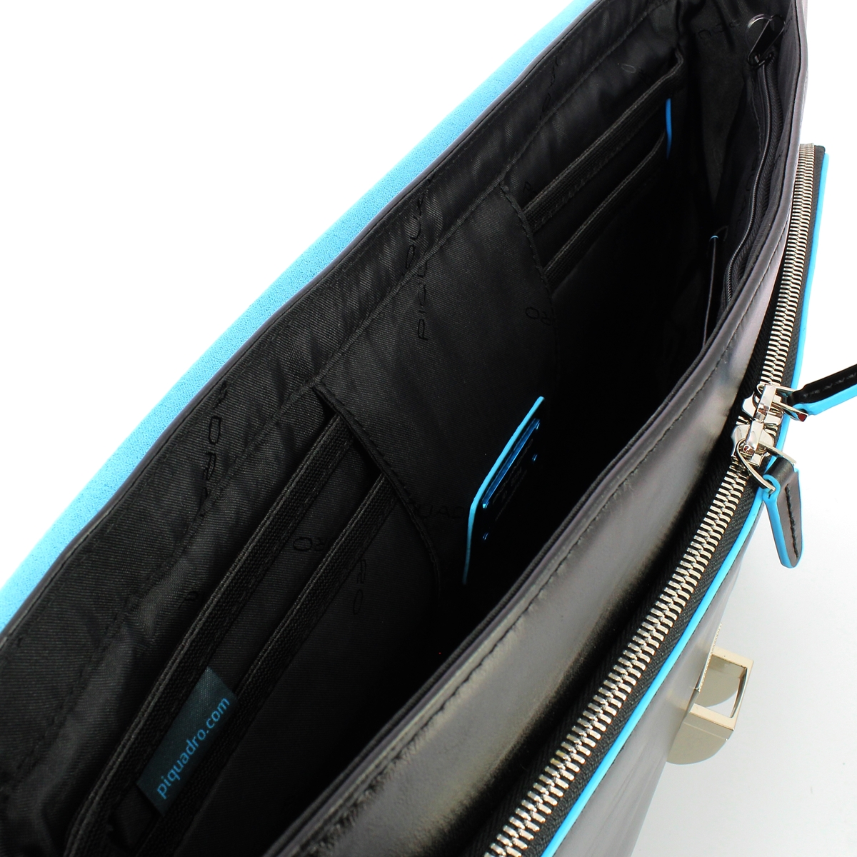 Expandable Computer Bag Blue Square 15.0-NERO-UN