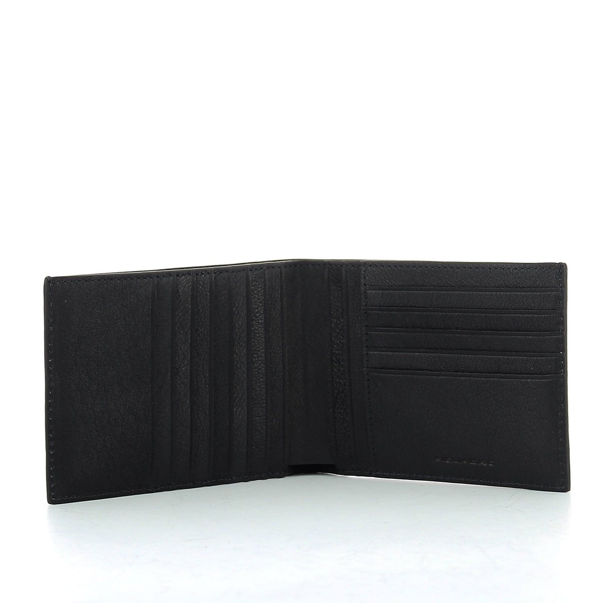 Men wallet with twelve slots Black Square-BLU-UN