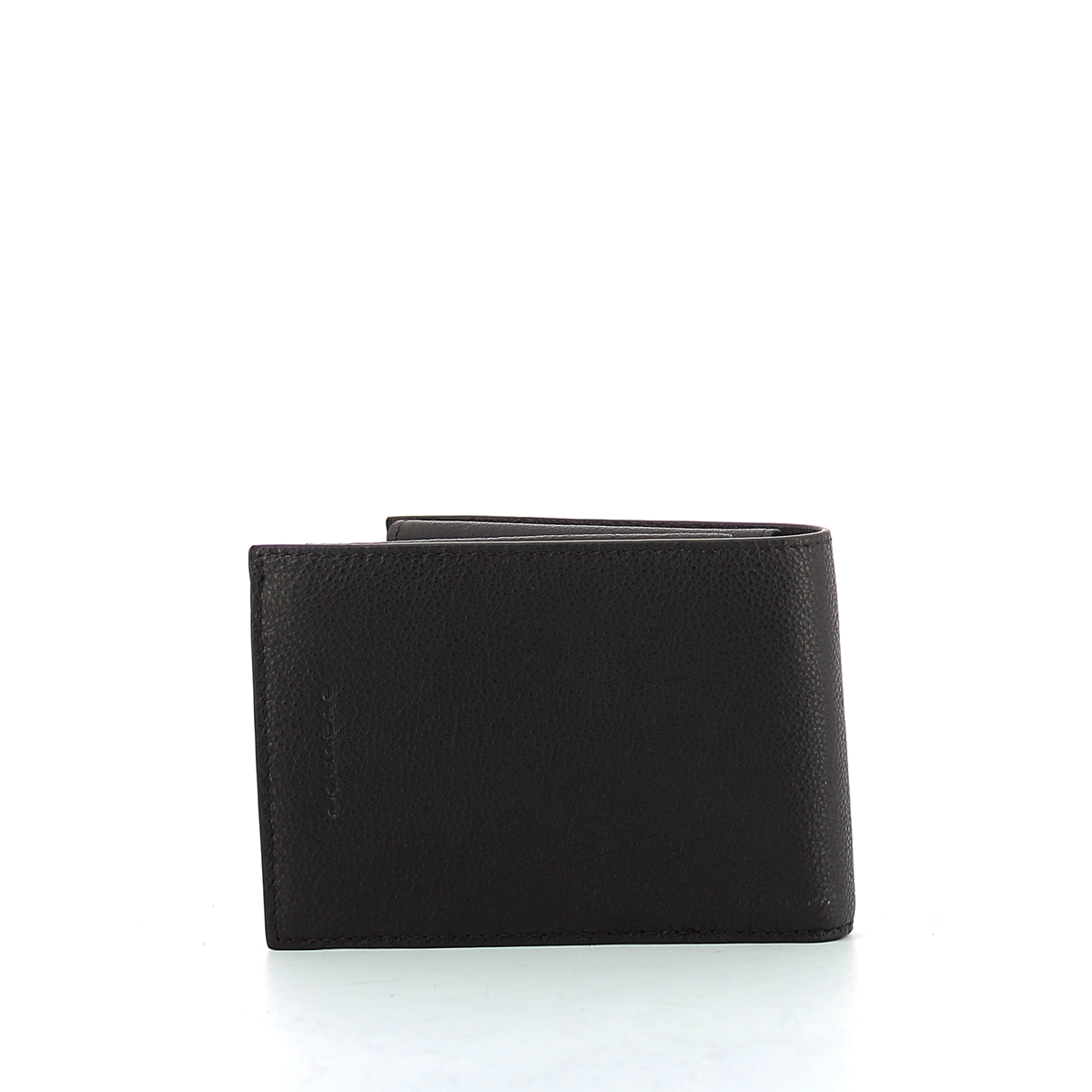 Wallet with coin pouch Black Square-TESTA/MORO-UN