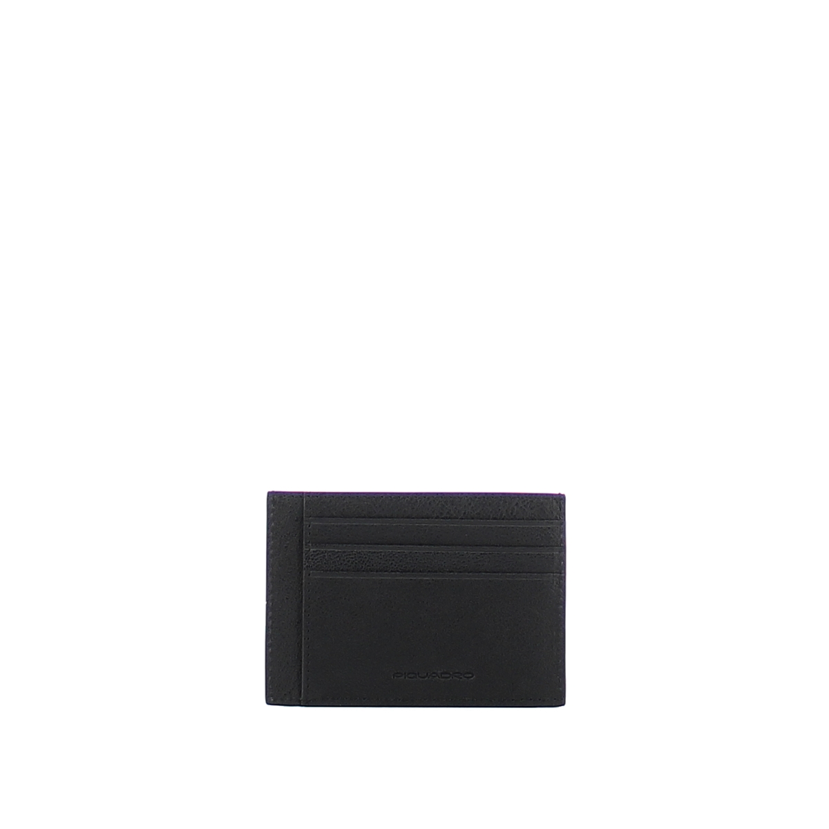 Pocket credit card pouch Black Square-NERO-UN