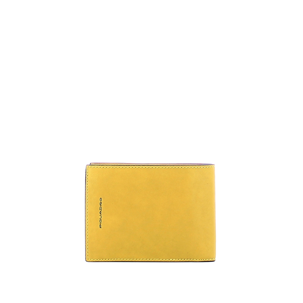 Wallet with coin pouch Black Square-GIALLO-UN