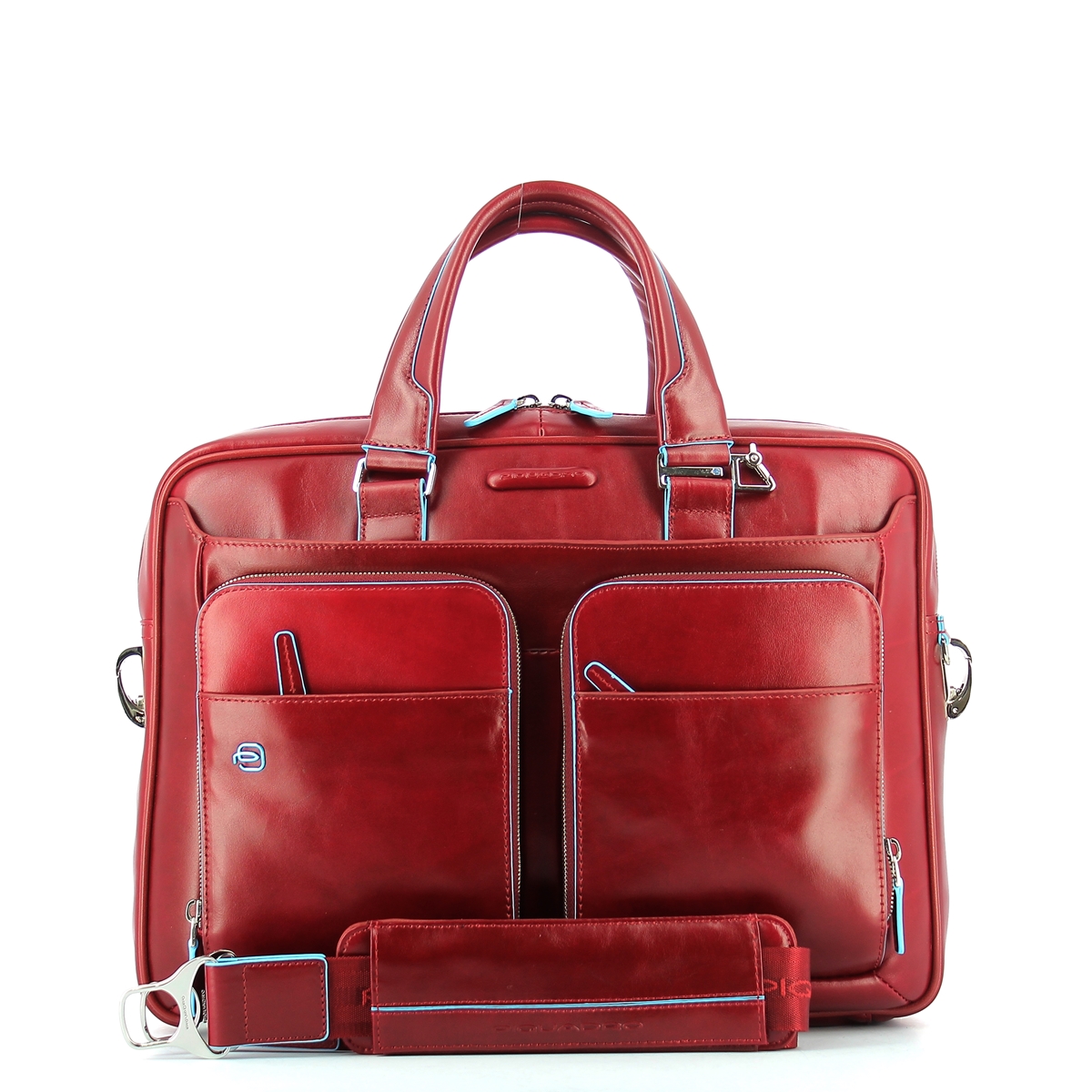 Slim Briefcase Blue Square 14.0-ROSSO-UN