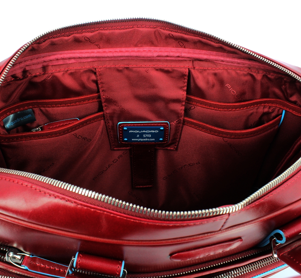 Slim Briefcase Blue Square 14.0-ROSSO-UN