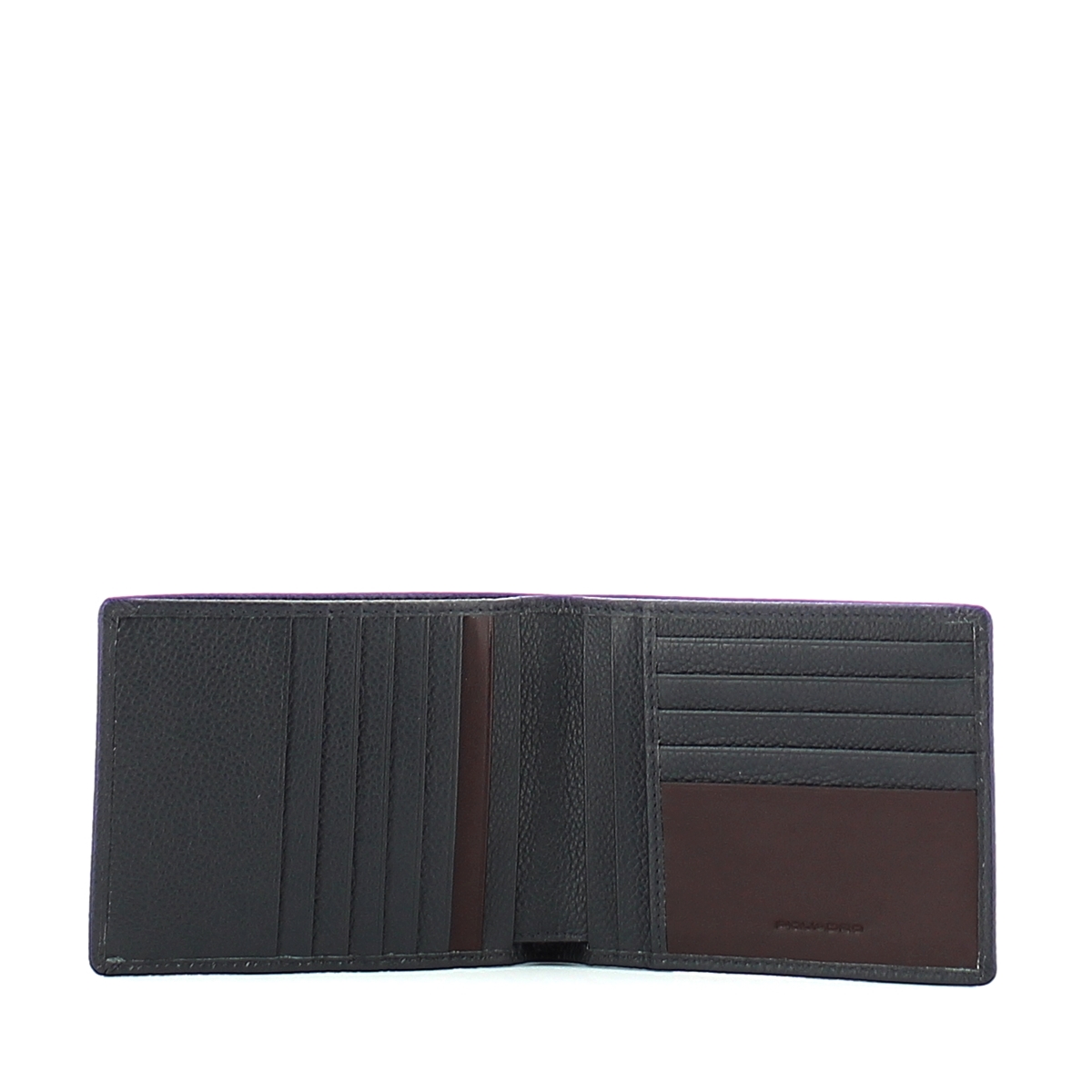 Men Wallet with Credit Card Holder-BLU/MARRONE-UN