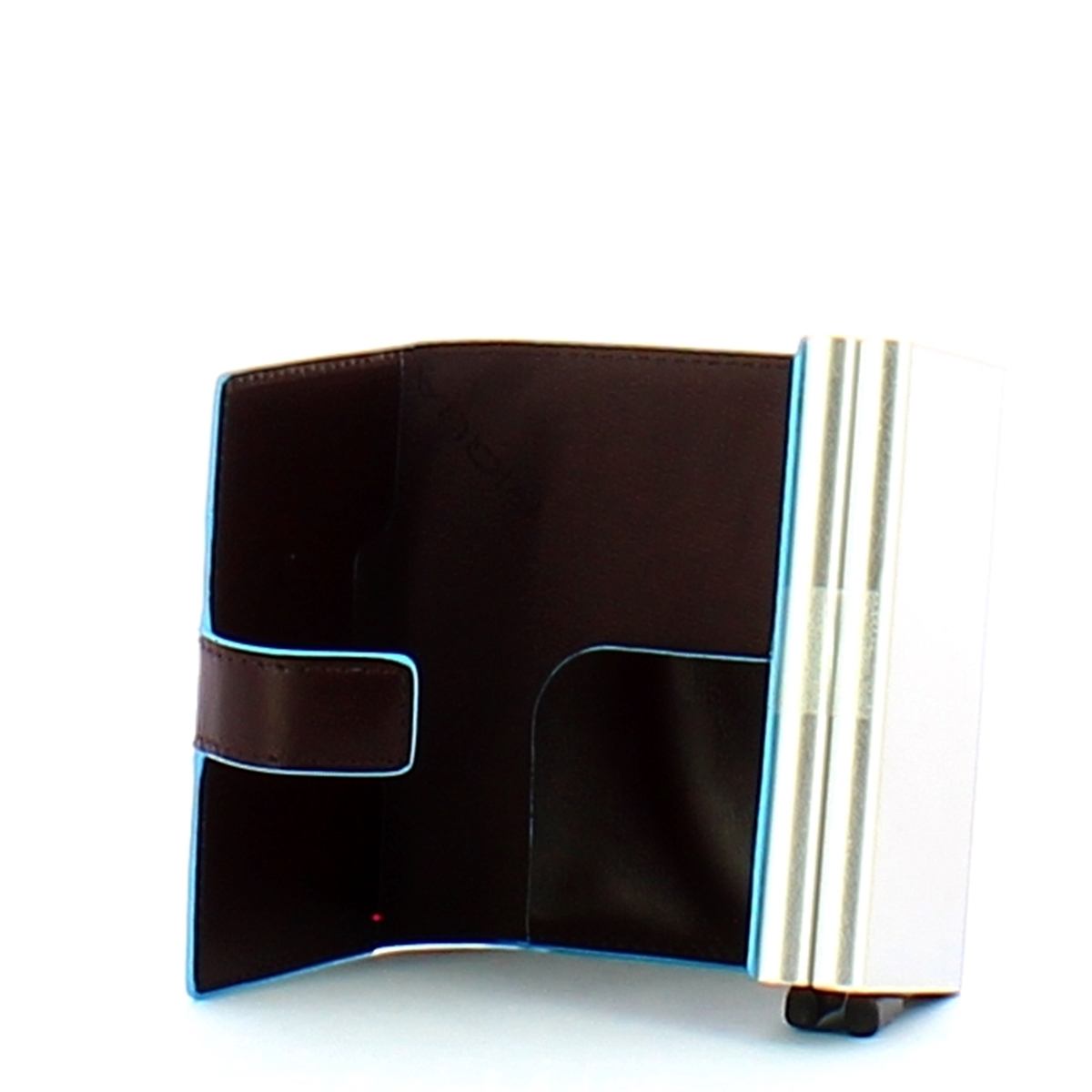 Piquadro Porta carte di credito con Doppio Sliding System Blue Square RFID - 3